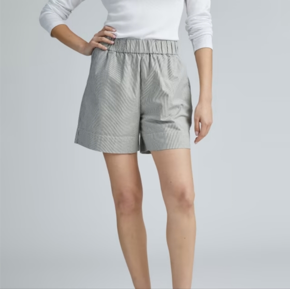 Everlane easy short, orange gingham - Picture 3 of 6